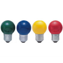 45mm E26 / E27 lâmpada de revestimento de cor bulbo de bola geada